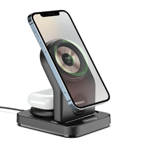 15W 3-in-1 Fast Wireless Charging Station
