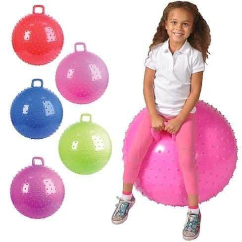 Inflatable Sit and Bounce Hop Ball for Kids
