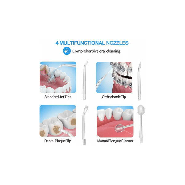 4 in 1 Water Flosser Cordless Dental Cleaner