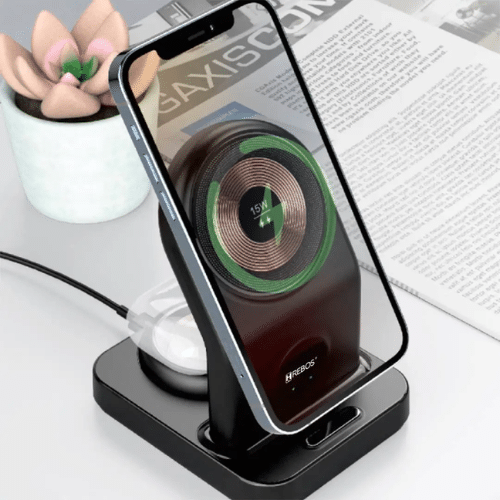 15W 3-in-1 Fast Wireless Charging Station