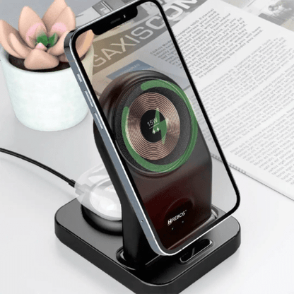 15W 3-in-1 Fast Wireless Charging Station