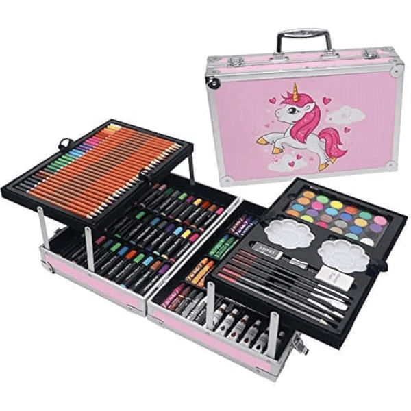 145-Piece Deluxe Art Set with Aluminum Case