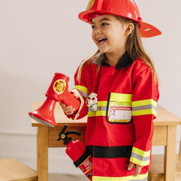 Fireman  Costume Set with Accessories
