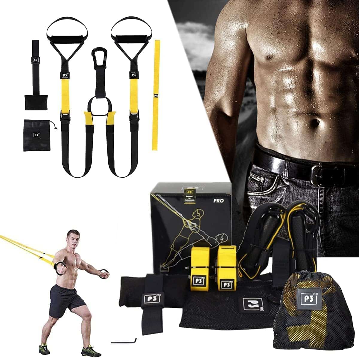 Bodyweight Training Straps Suspension System