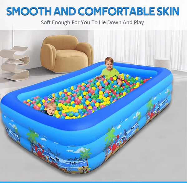 Inflatable Swimming Pool 180x130x56 CM
