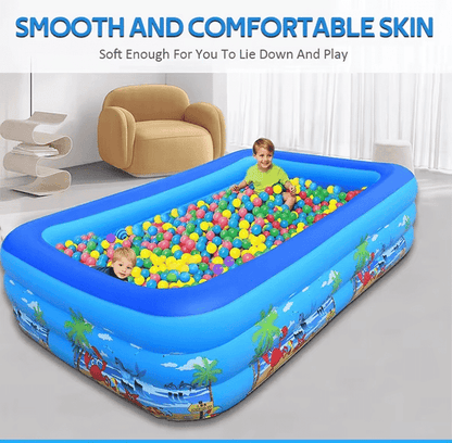 Inflatable Swimming Pool 180x130x56 CM