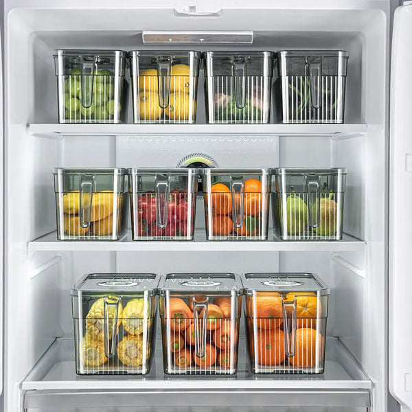 Fresh-Keep Refrigerator Storage Box Clear Organizer