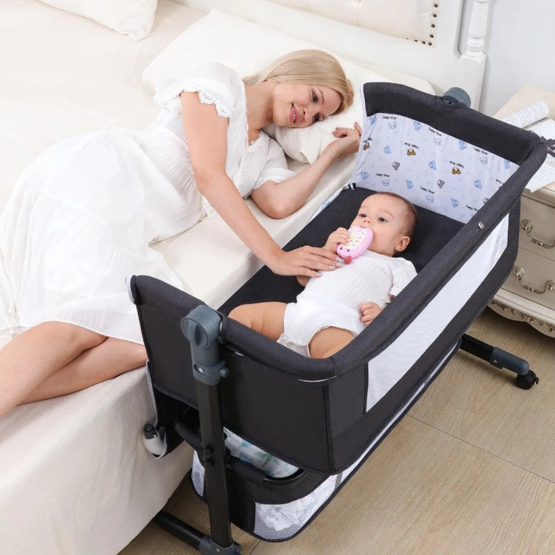 Adjustable Multifunction Baby Swing Bed Cradle