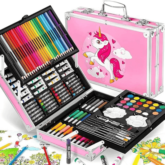 145-Piece Deluxe Art Set with Aluminum Case
