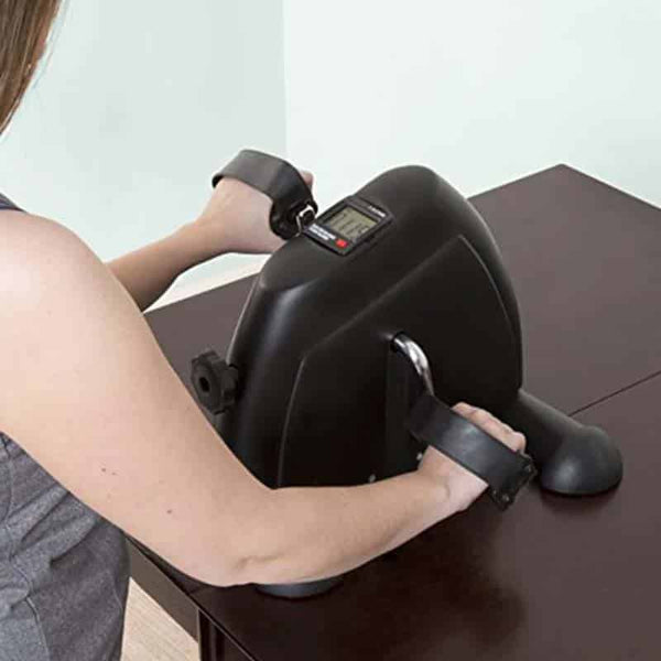 Trainer Indoor Exercise Stepper Bike With LCD Display