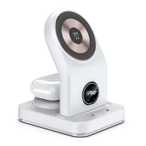 15W 3-in-1 Fast Wireless Charging Station