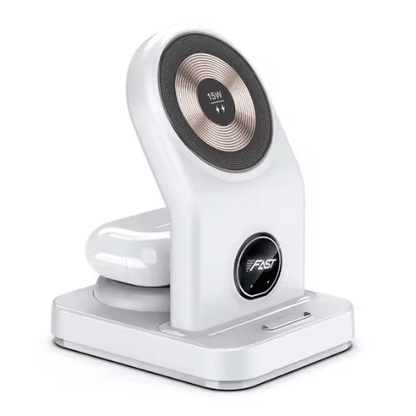 15W 3-in-1 Fast Wireless Charging Station