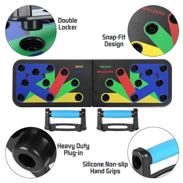9 in 1 Fitness Multifunctional Foldable Push Up Board