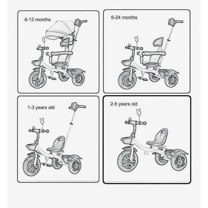 3-in-1 Convertible Stroller Trike