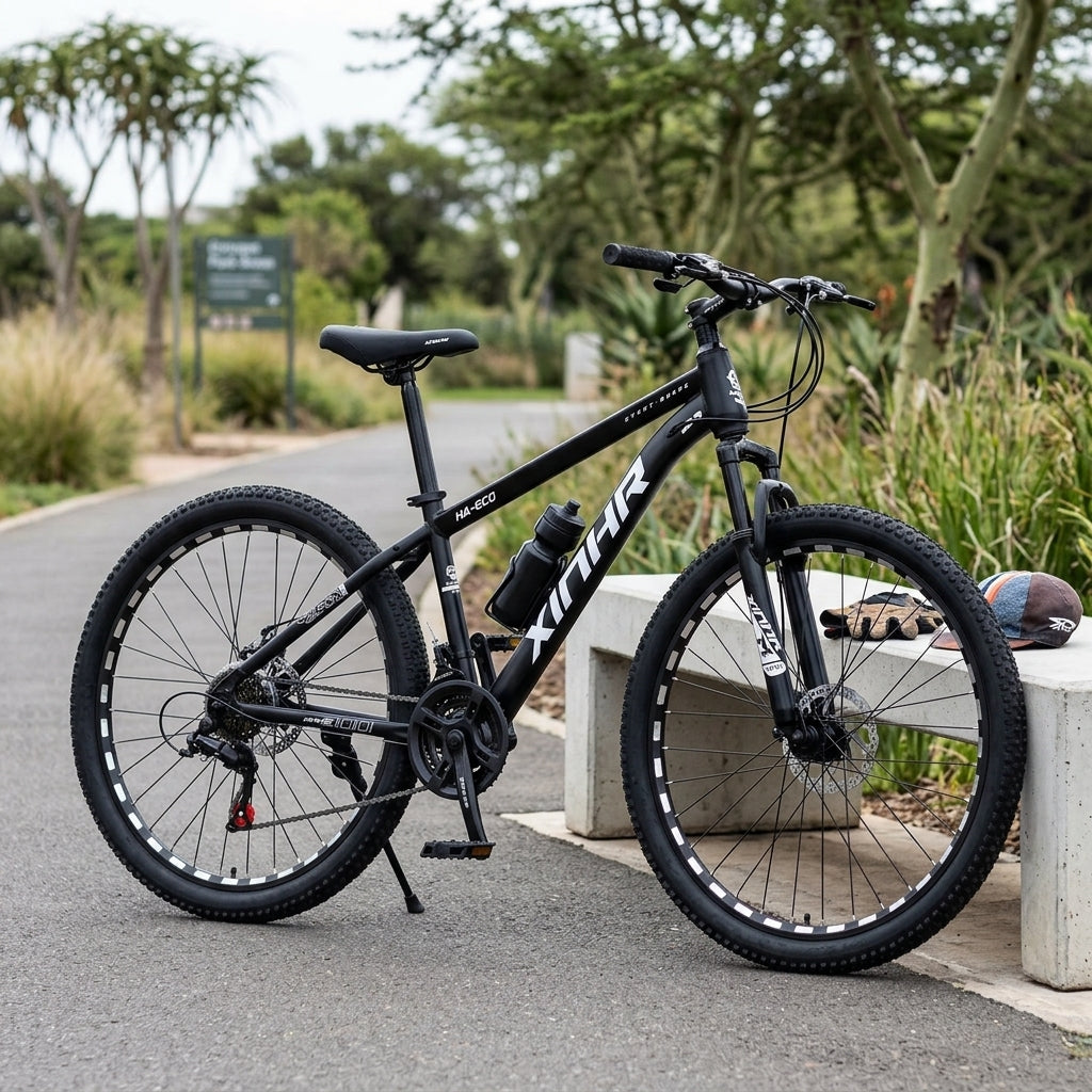 Enduro Mountain Bike with Aluminum Frame and Disc Brakes