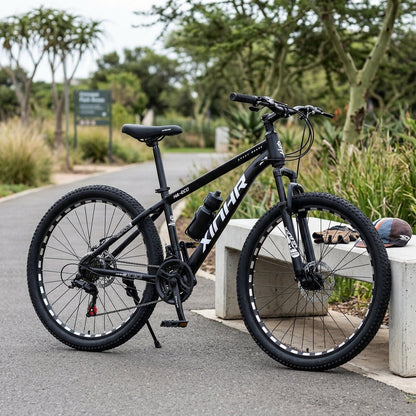 Enduro Mountain Bike with Aluminum Frame and Disc Brakes